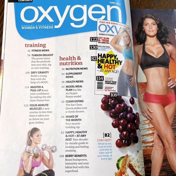 Oxygen Fitness Magazine u November 2013 Michele Levesque Cover Vol 16 Is 6 No 16 - Picture 3 of 9
